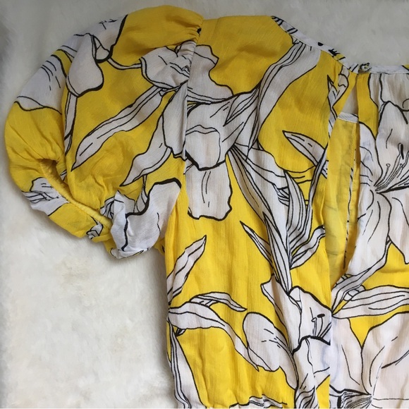 NWT WALTER BAKER Lesley Printed Crinkle Cotton Romper - Picture 13 of 16